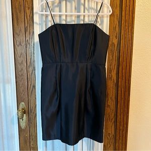 Alex Evenings Navy Blue Spaghetti Strap Dress